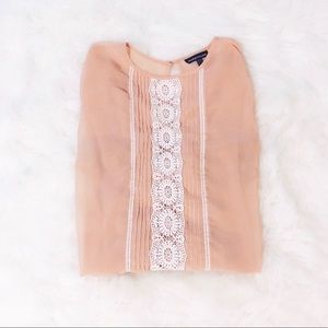 Blush blouse (mesh)
